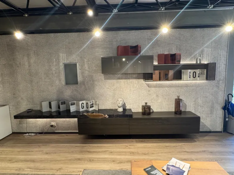 Parete attrezzata 36e8 living Lago in stile design a prezzo scontato