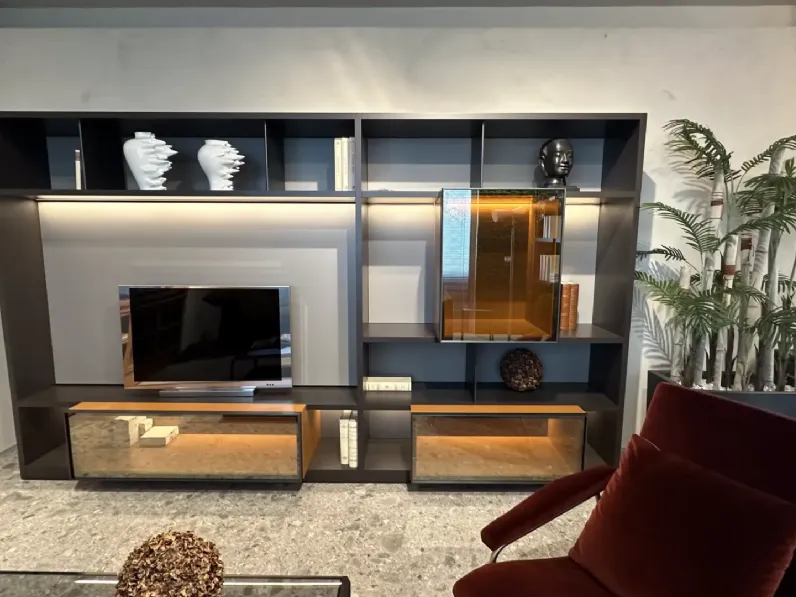 Mobile soggiorno modello 505 di Molteni & c scontato -30%
