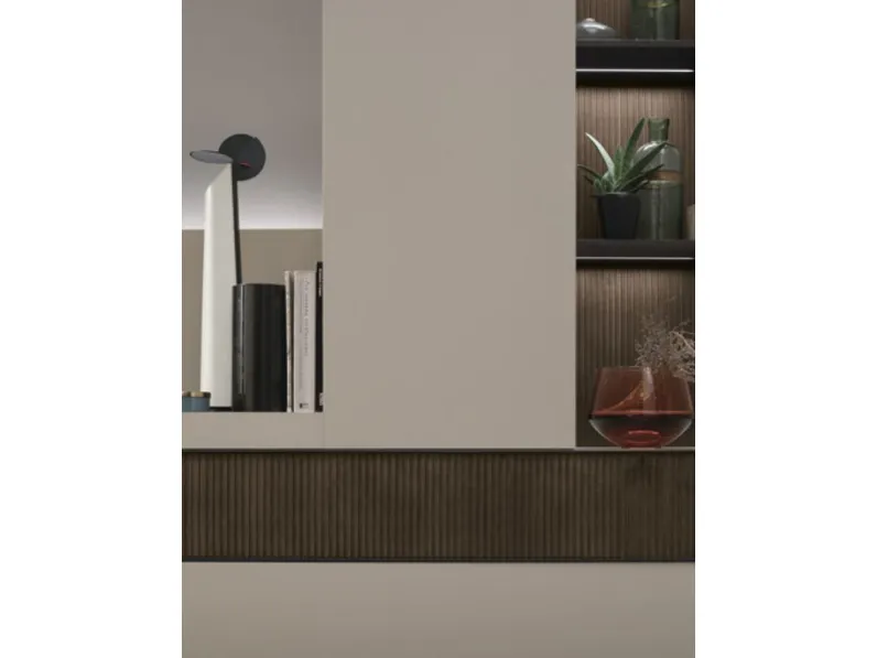 Parete attrezzata in stile design At110 di Tomasella in Offerta Outlet 