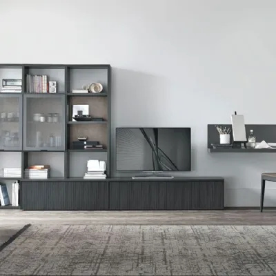 Mobile soggiorno modello Atalante unit at205 di Tomasella a PREZZI OUTLET