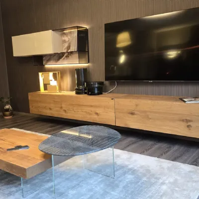 Parete attrezzata Composizione 36e8 Lago in stile design a prezzo scontato