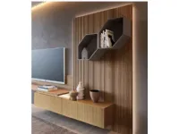 Mobile soggiorno modello Composizione horizon 1006 di Mobilgam scontato -30%