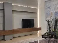 Parete attrezzata Composizione parete tv sangiacomo della firma Sangiacomo con un ribasso esclusivo