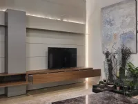 Parete attrezzata Composizione parete tv sangiacomo della firma Sangiacomo con un ribasso esclusivo
