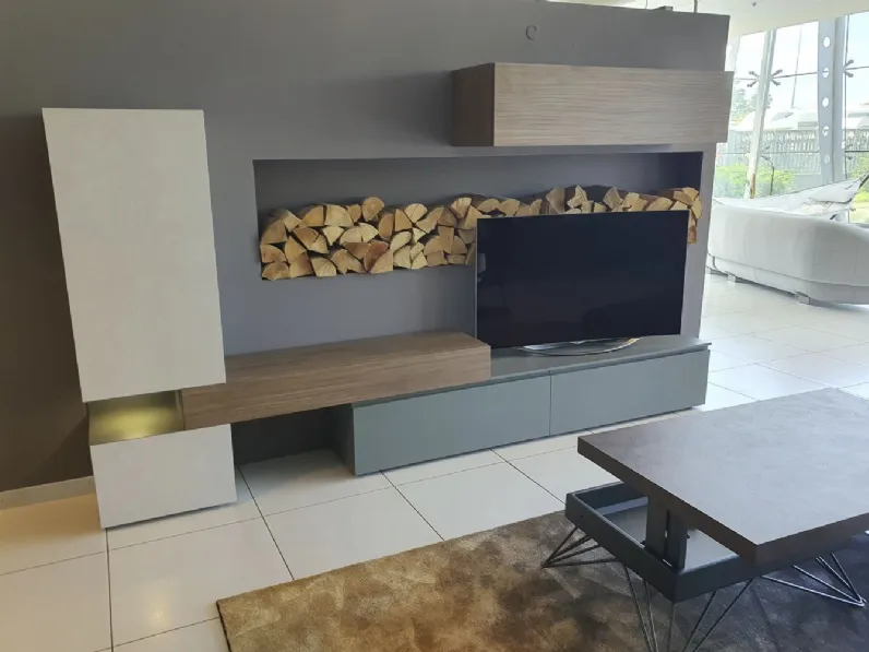 Mobile soggiorno modello Corner 2023 di Tomasella a PREZZI OUTLET