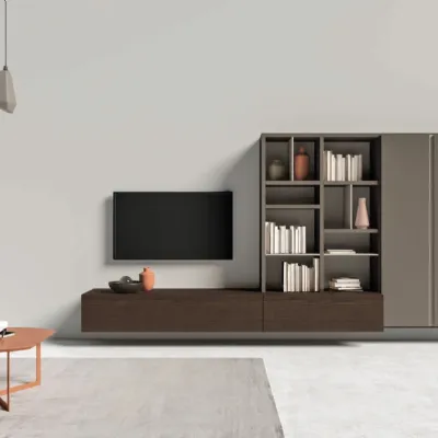 Parete attrezzata Day 127 di Mottes selection in OFFERTA OUTLET