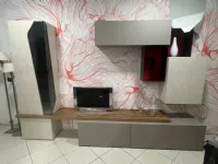 Parete attrezzata G304 Corso in stile design a prezzo scontato