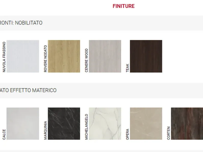 Parete attrezzata Gsg725 di Giessegi scontata del 50%