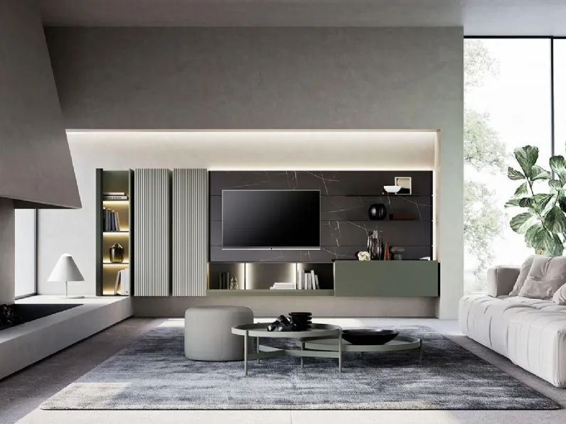 Mobile soggiorno modello Horizon 00 di Mobilgam scontato -25%