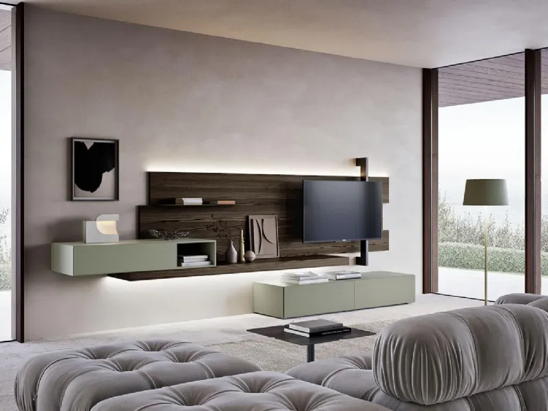 Mobile soggiorno modello Horizon 16 di Mobilgam a PREZZI OUTLET