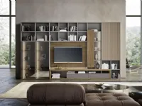 Parete attrezzata Horizon 22 Mobilgam in stile moderna a prezzo scontato