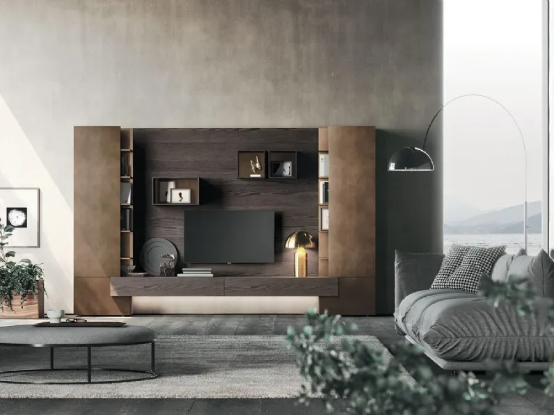 Mobile soggiorno modello Horizon 37 di Mobilgam a PREZZI OUTLET