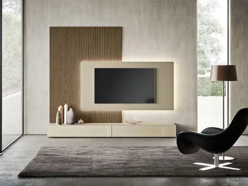 Mobile soggiorno modello Horizon05 di Mobilgam a PREZZI OUTLET