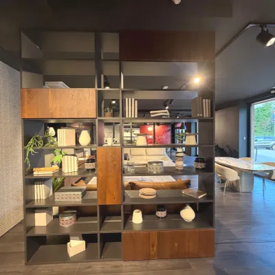 Mobile soggiorno modello Interparete oltre bridge di Lube cucine a PREZZI OUTLET
