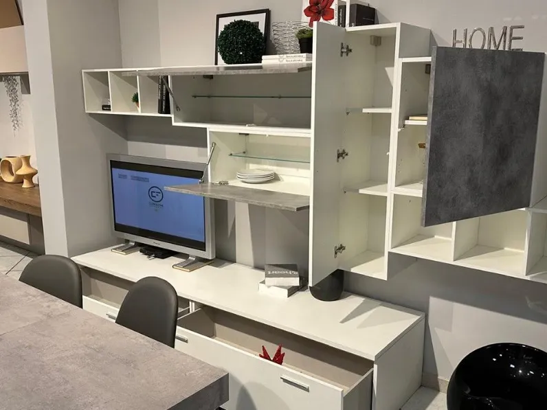 Parete attrezzata Jazz La casa moderna in stile design a prezzo scontato