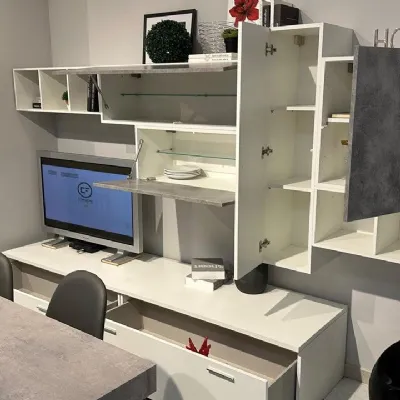 Parete attrezzata Jazz La casa moderna in stile design a prezzo scontato