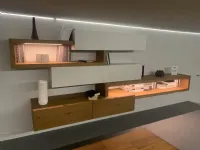Parete attrezzata Lampo Sangiacomo in stile moderna a prezzo ribassato