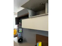 Parete attrezzata Living system lampo Sangiacomo in stile design a prezzo scontato