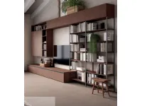 Parete attrezzata Materia cocco Essebi in stile design a prezzo scontato