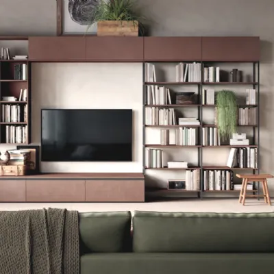 Mobile soggiorno modello Materia cocco di Essebi scontato -34%