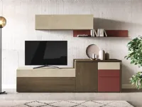 Mobile soggiorno modello Parete attrezzata 07 - mercantini di Mercantini a PREZZI OUTLET