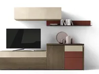 Mobile soggiorno modello Parete attrezzata 07 - mercantini di Mercantini a PREZZI OUTLET