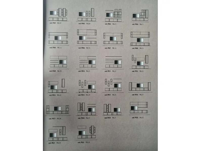 Parete attrezzata Parete riga 423 del brand Collezione esclusiva con un ribasso esclusivo