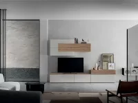 Parete attrezzata Parete soggiorno basi e pensili di Artigianale in OFFERTA OUTLET