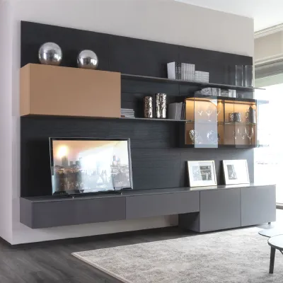 Mobile soggiorno modello Plan 28 outlet di Diotti.com a PREZZI OUTLET