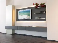Parete attrezzata Plan 30 outlet di Diotti.com scontata del 51%