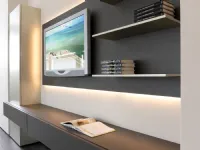 Parete attrezzata Plan 30 outlet di Diotti.com scontata del 51%