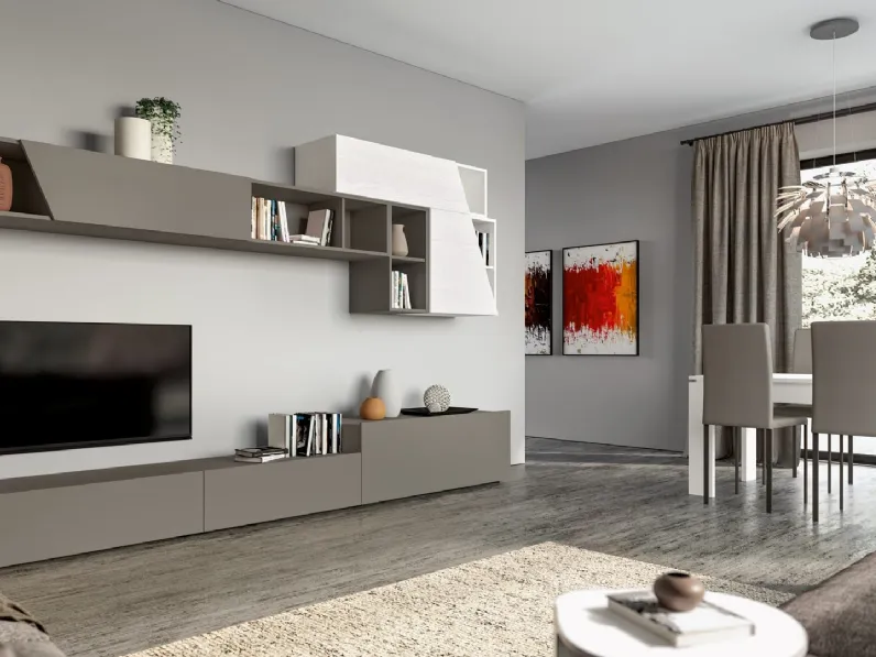 Mobile soggiorno modello Ptg306 di Santalucia a PREZZI OUTLET