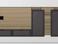 Parete attrezzata Qmc017 del brand Imab con un ribasso esclusivo