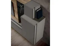 Parete attrezzata Qsm 633 Imab in stile moderna a prezzo ribassato