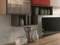 Parete attrezzata Revolution 411 Collezione esclusiva in stile moderna a prezzo ribassato