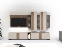 Parete attrezzata Riga day 01 di Collezione esclusiva in OFFERTA OUTLET