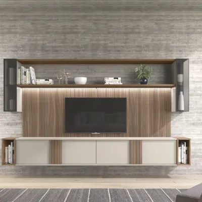 Parete attrezzata Riga day 05 di Collezione esclusiva in OFFERTA OUTLET