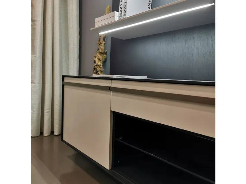 Parete attrezzata Sistema frame della marca Giellesse con uno sconto esclusivo
