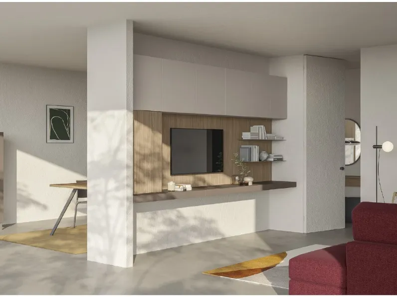 Mobile soggiorno modello Space l01 di Colombini casa a PREZZI OUTLET