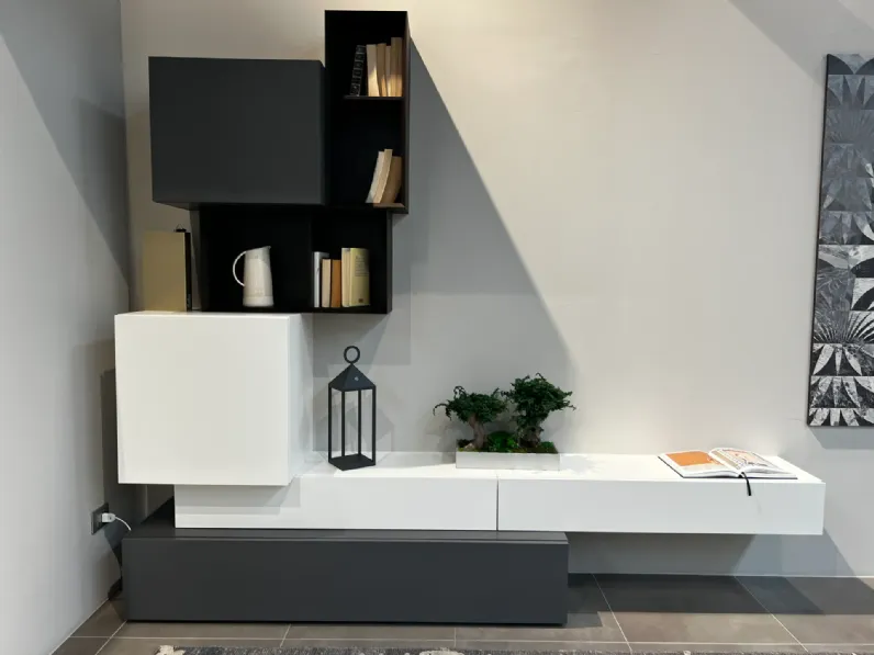 Parete attrezzata Spazio people di Pianca in OFFERTA OUTLET