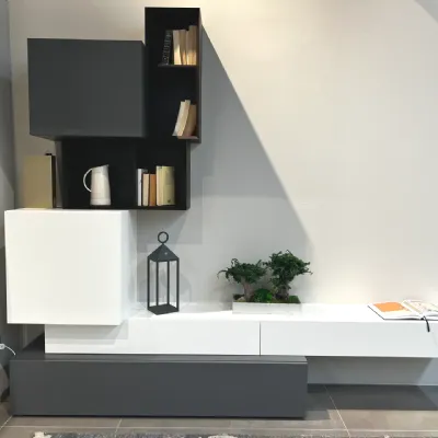 Parete attrezzata Spazio people di Pianca in OFFERTA OUTLET