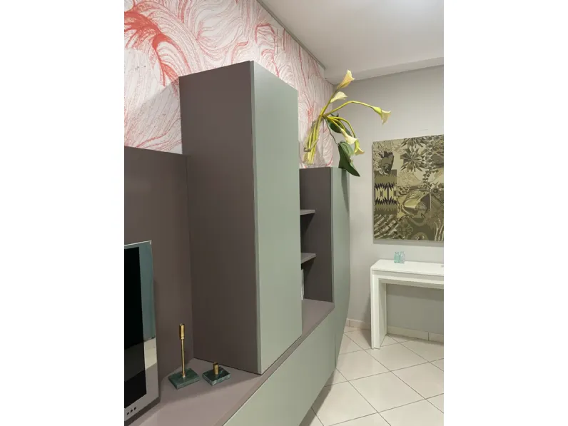 Parete attrezzata Velvet onda b4 di Artigianmobili in OFFERTA OUTLET