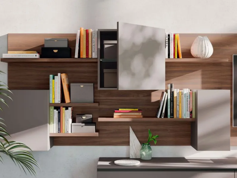 Parete attrezzata Yad 2 di Orme in OFFERTA OUTLET