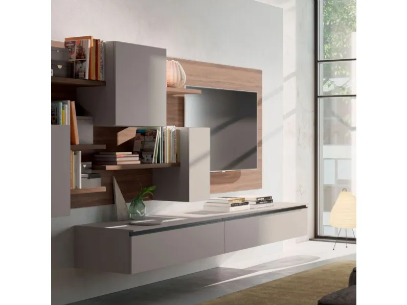 Parete attrezzata Yad 2 di Orme in OFFERTA OUTLET