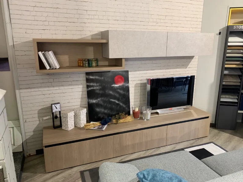 Parete attrezzata Young Stosa in stile moderno a prezzo scontato