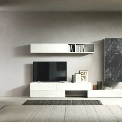 Parete attrezzata Alba306 di Albamobili in OFFERTA OUTLET