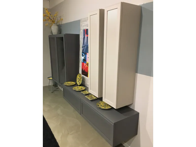 Parete attrezzata Arcadia di Colombini casa in OFFERTA OUTLET