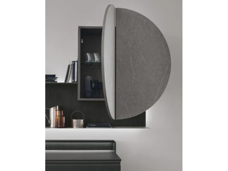 Parete attrezzata in stile design At101 di Tomasella a prezzo Outlet 
