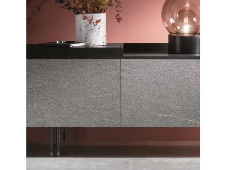 Parete attrezzata in stile design At104 di Tomasella a prezzo scontato 