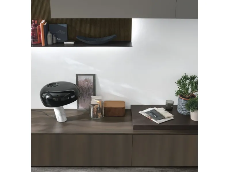 Parete attrezzata At109 Tomasella in stile design a prezzo scontato